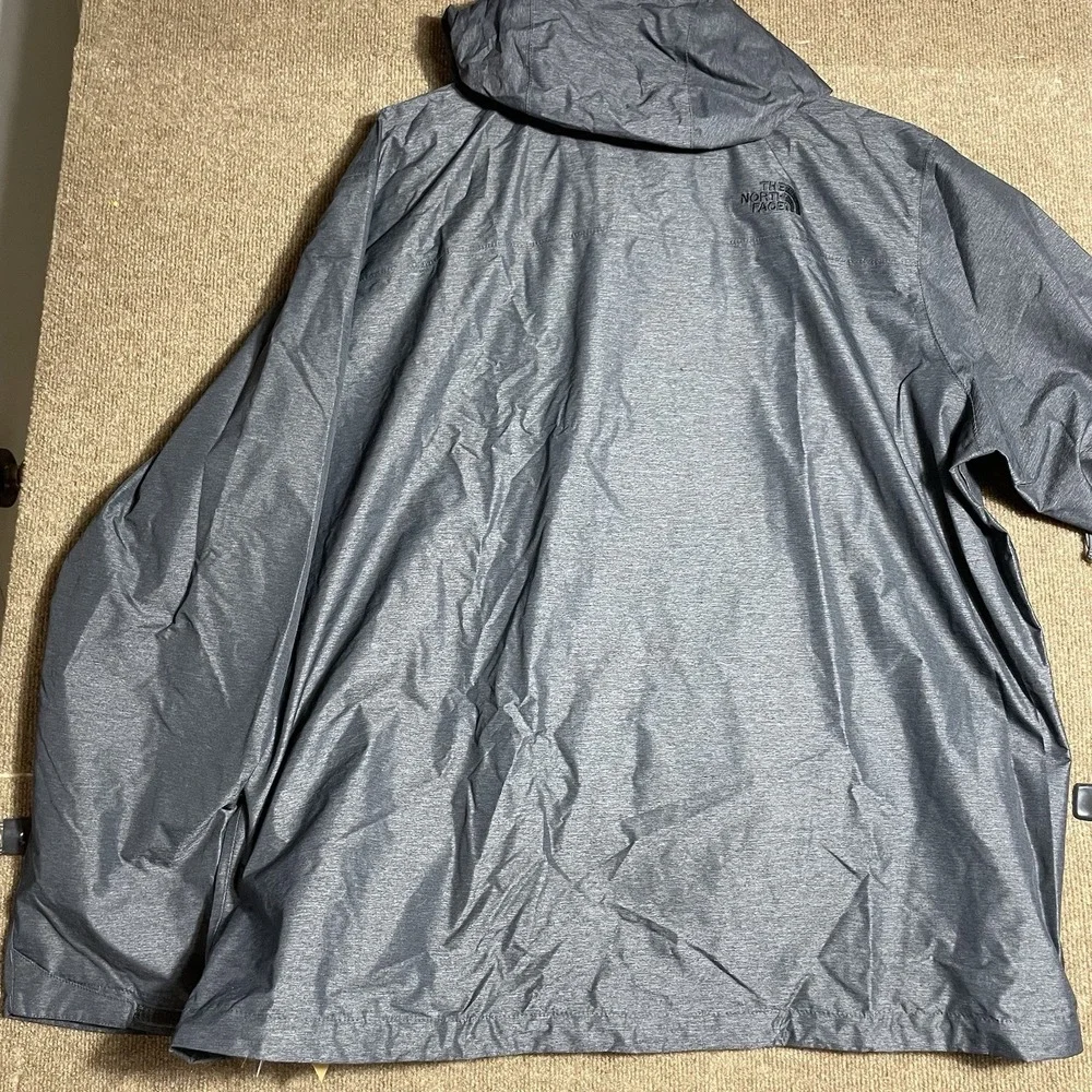 NWT The North Face Men's Venture 2 Waterproof Hooded Rain Jacket Gray XXL